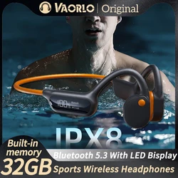 # X10 IPX8 Waterproof Swimming Bone Conduction Wireless Headphone Bluetooth 5.3 32GB MP3 Player HIFI Bass Music Sport Earphone
