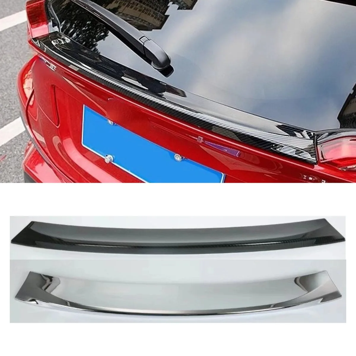 

For Toyota CHR Car Rear Mid Spoiler Wing Modification Part Rear Mid Spoiler Wing Car Accessories Exterior Part