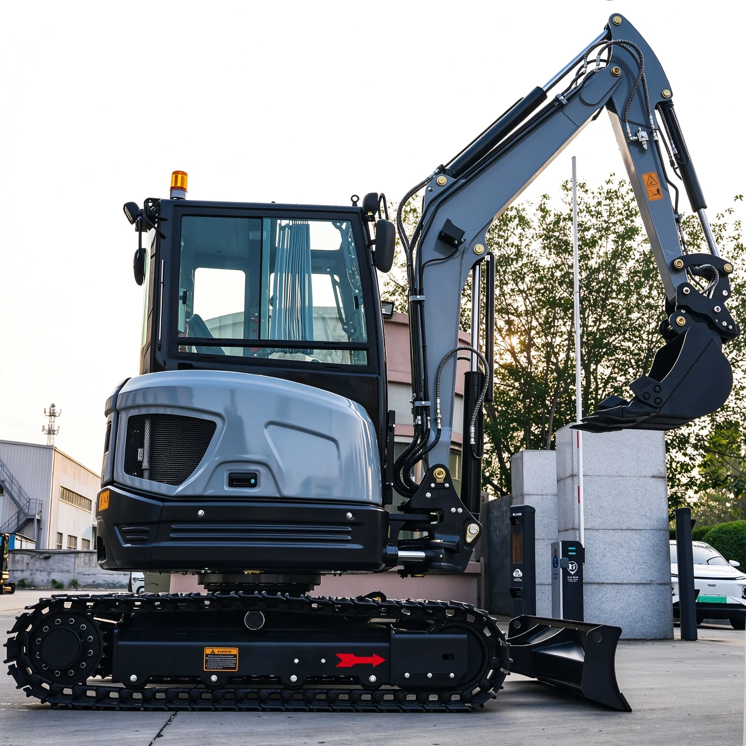 Earthmoving 3.5 Ton Mini Crawler Excavator Digger Full Hydraulic CE EPA Customized Heavy Duty Construction Machine