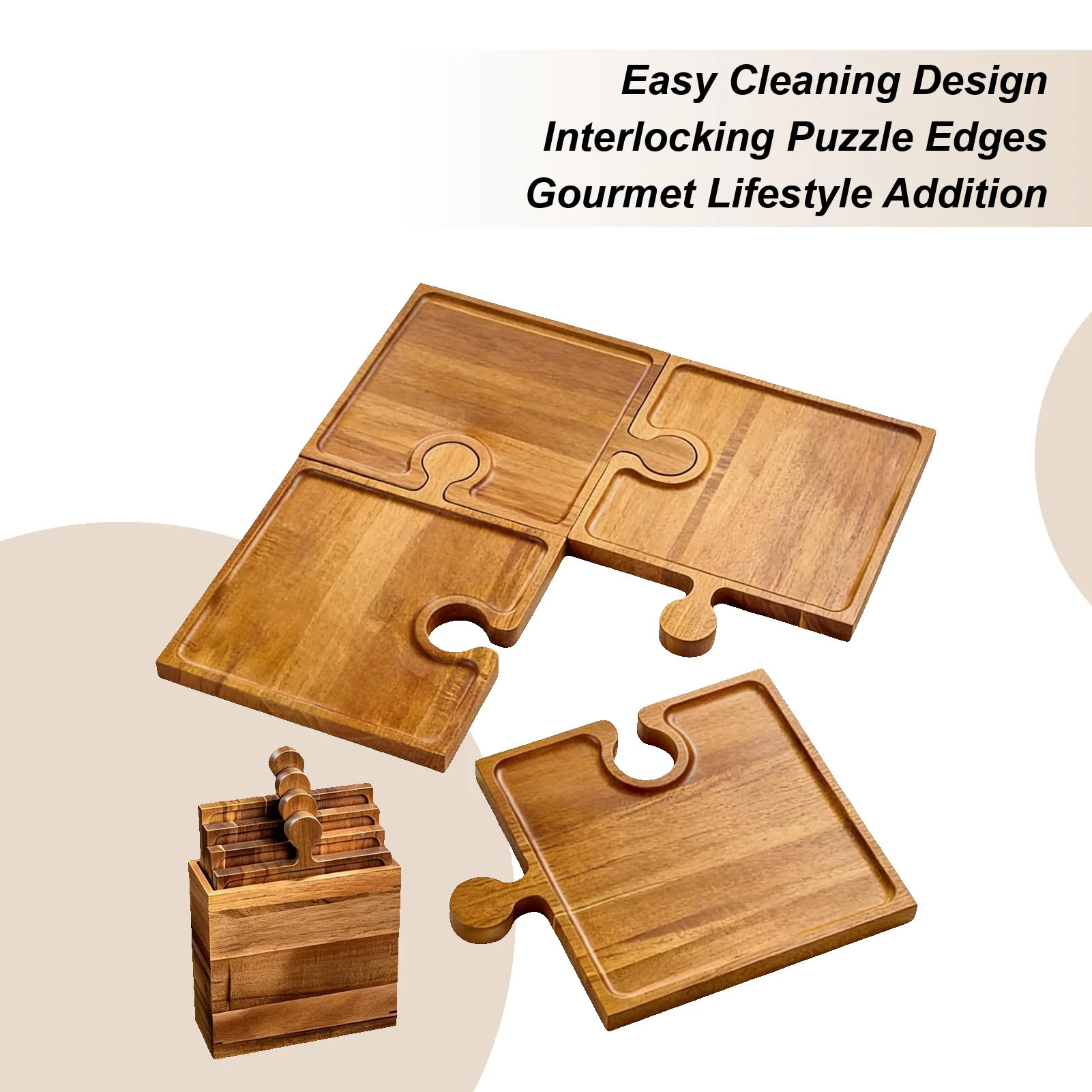 Tabla de servir charcutería de madera, bandeja lavable, tabla de cortar charcutería para cocina, para queso, embutidos, carne, frutas y frutos secos