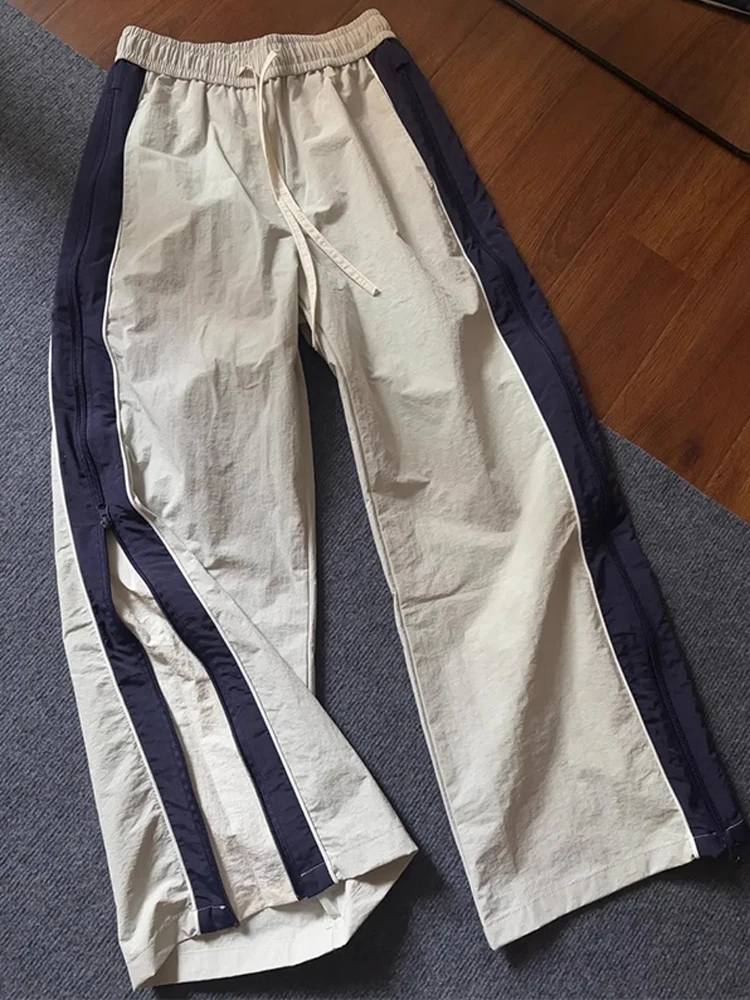 

American Sle Outdoor Qui Dry Sports Casual Pants Men's Trendy Brand Deconstructed Patchwork Straight Leg Pants Casual Ver...