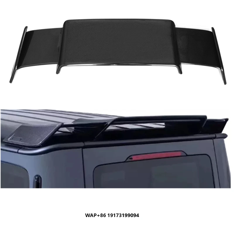 

New Products Rear Spoiler 3PCS Fit for G-class W464 Dry Carbon Fiber or Fiber W464 Roof Spoiler