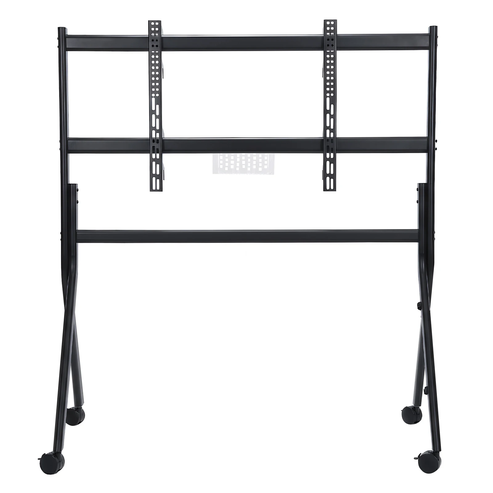 

Heavy Duty Portable Floor TV Stand for 86-110 Inch TVs Portable Corner TV Floor Stand Max Load 485LBS/220kg with Lockable Wheels