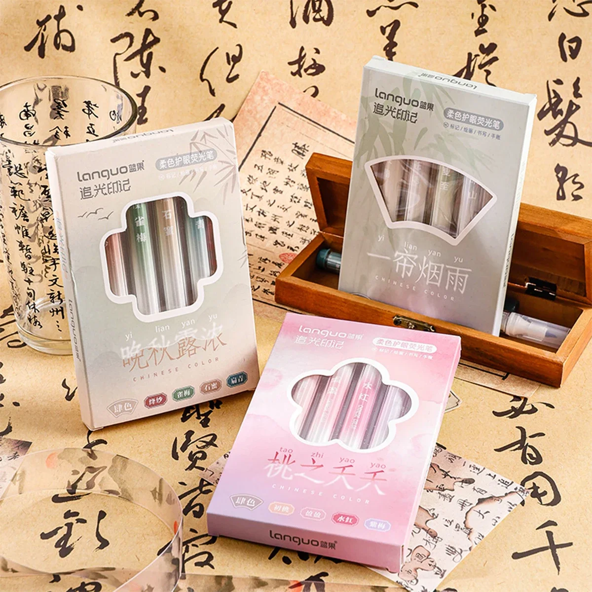 مجموعة مكونة من 4 قطع من أقلام الباستيل الناعمة لحماية العين على الطراز الصيني، أطراف مرنة، علامات ألوان مائية، مستلزمات الدراسة الفنية للطلاب