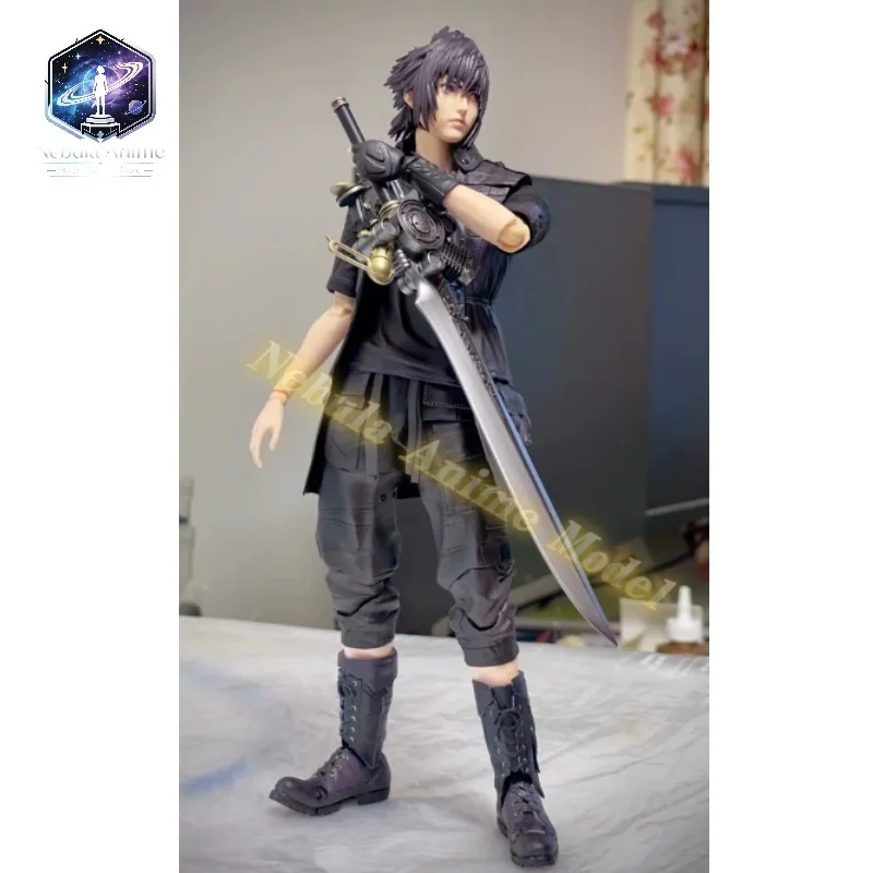 In Stock PLAY ARTS PA Real Final Fantasy 15 FF15 Prince Noctis Claude Mobile Doll Handmade Finished Model