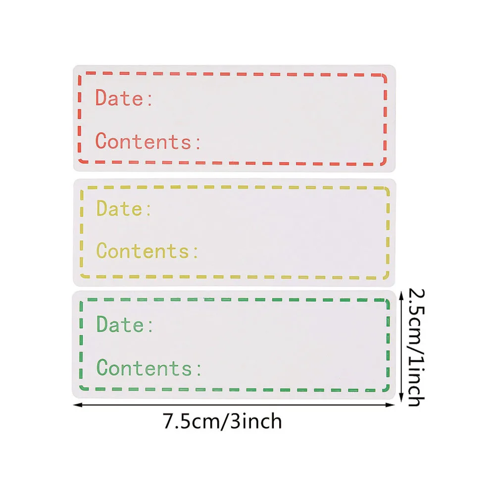 Food Storage Labels English Record Date Stickers For Kitchen Pantry Organization Diy Index Paste Folder Label Craft
