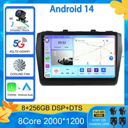 Android 14 Carplay DSP Radio de coche para Suzuki Swift 2016 2017 2018 2019 2020 2021 navegación reproductor Multimedia accesorios pantalla