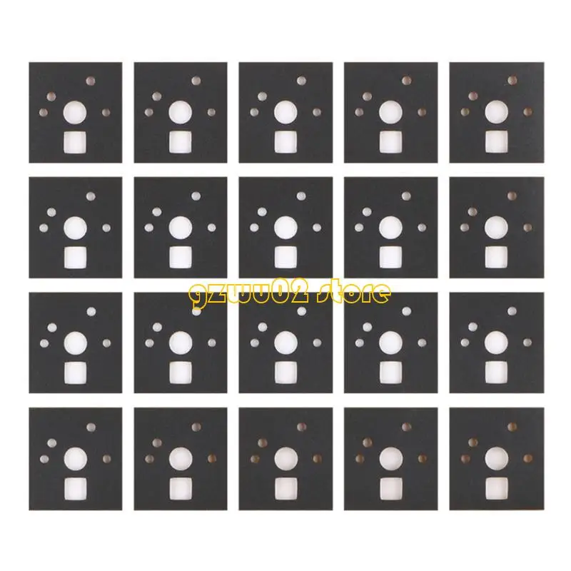 

L93B 120 Pieces Mechanical Keyboard Switch Sticker Noise Dampener Foam Sound Reduction Insulation Film for Switch Stabilizer