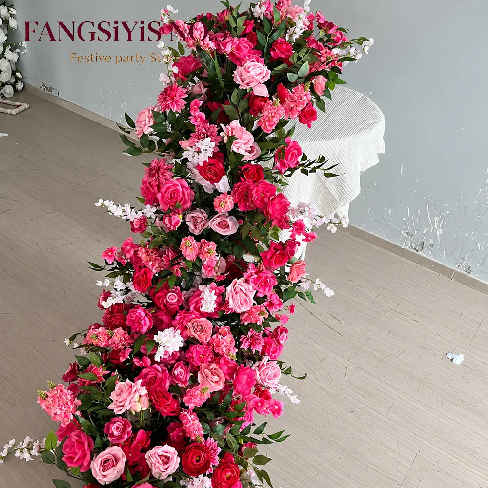 Luxury White Green Rose Hydran - Table Runner 评论和价格