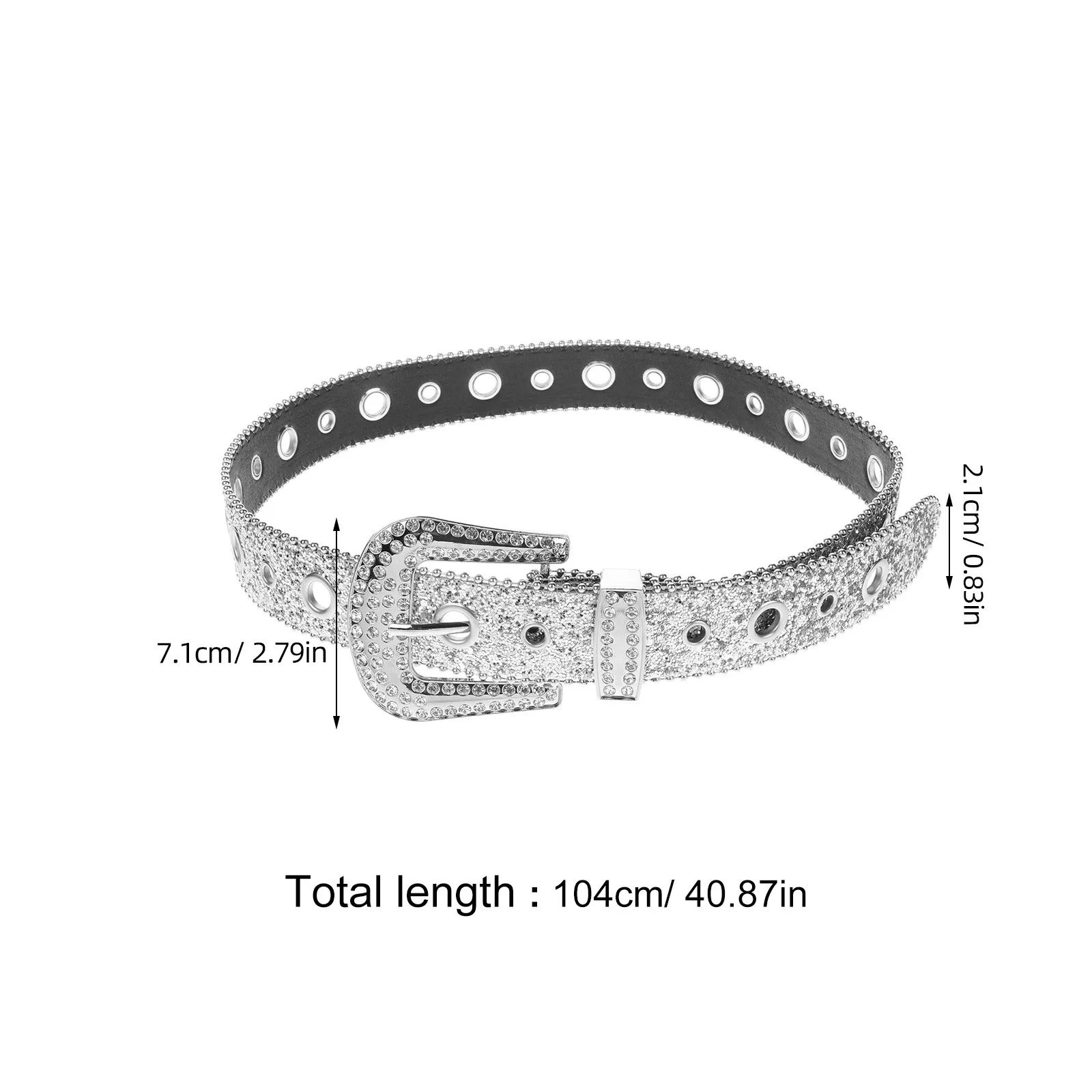 فستان أنيق للنساء لفساتين الجينز النسائية إكسسوار الزفاف الغربي حزام الجينز الموضة للنساء حزام #2