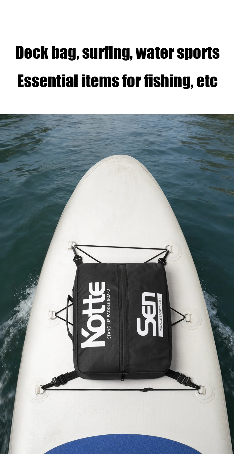 Deckentasche, Bug-Isoliertasche, Wasserdichte SUP-Paddelboard-Aufbewahrung, Surfbrett-Zubehör-Aufbewahrungstasche, Schwimmsporttasche, Paddelboard – Detail 16