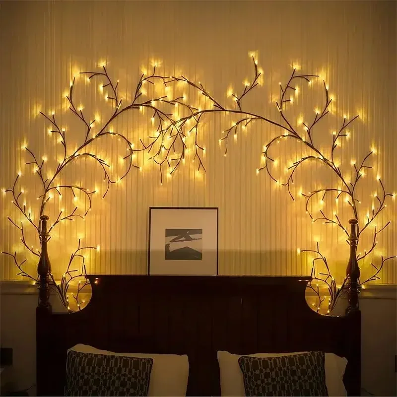 

Shiny Enchanted Willow Vine Bendable Lighted Vine Tree Branch Led Wall Tree Enchanted Willow Light Bookshelves Vine Lights