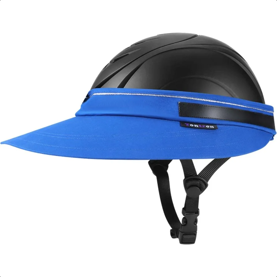 

Horsriding Helmet Visor Helmet Sunshade with Removable Neck Flap