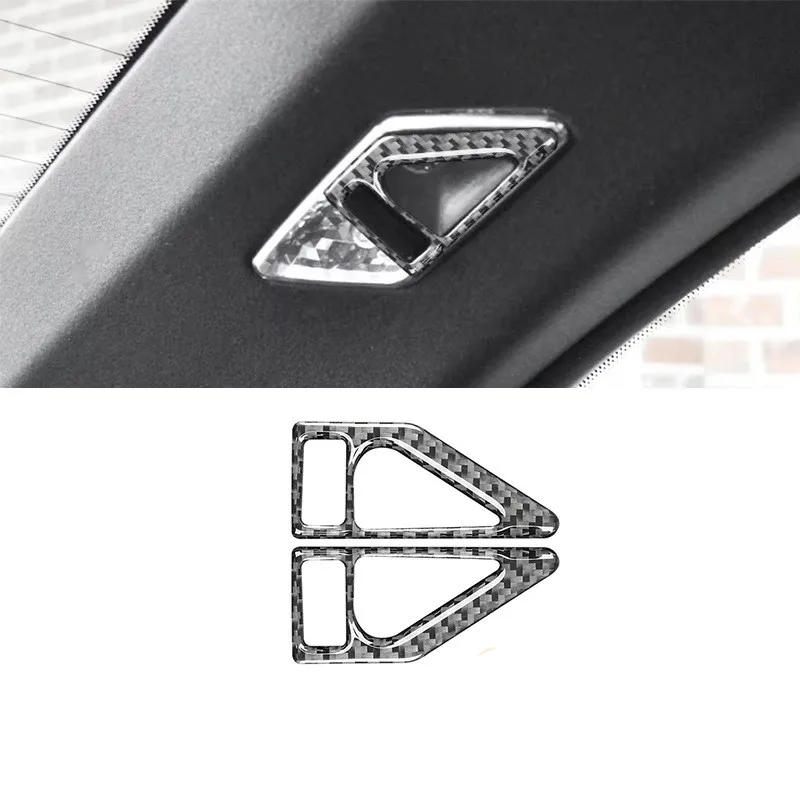 Carbon Fiber Car Interior Mouldings Rear Reading Light Sticker Cover for BMW 3 Series E46 1998 1999 2000 2001 2002 2003 2004
