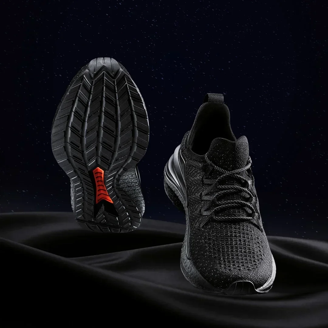 Xiaomi Mijia أحذية رياضية 4 نسخة مطورة 2025 جديد الرجال موضة تنفس امتصاص الصدمات الرياضة تحلق المنسوجة احذية الجري الذكور