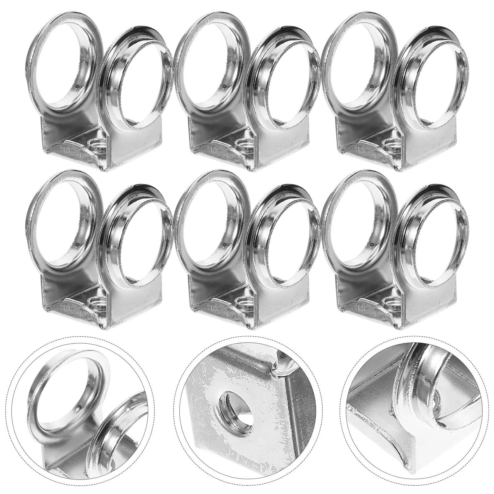 

10pcs Clamp 22Mm Extension Holder Metal Clip Mounting Bracket Drum Set Accessory Drum Kit Holder Music Instrument Part Durable
