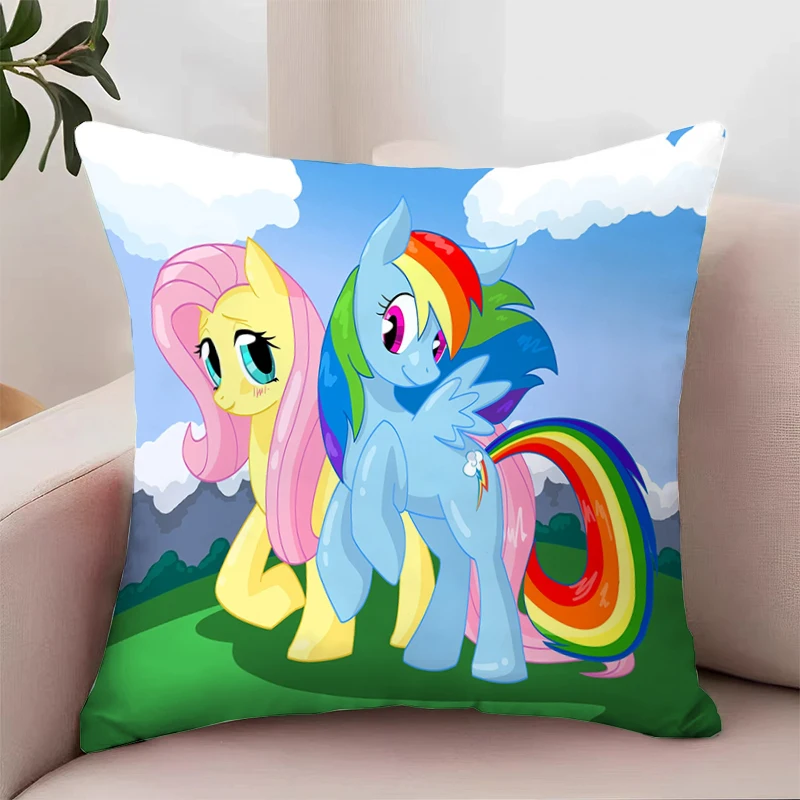 

Home Decoration M-My Little Ponys Bed Pillowcases Cushion Covers for Decorative Cushions Pillow Cases 45x45 Cushion Cover Sofa