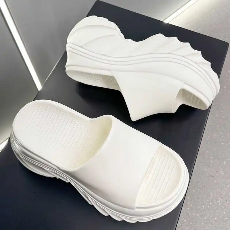 Backless Round Toe Women Golf 6 Flip Flops Sneakers Shoes Ladies Slippers And Sandals Sports Sunny 2025summer Visitors