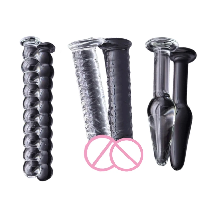 Crystal Glass Anal Plug for Women Butt Plugs Penis Nightlife Anus Dildo Adult Masturbation Adult Gay Sex Toys Lover Gifts