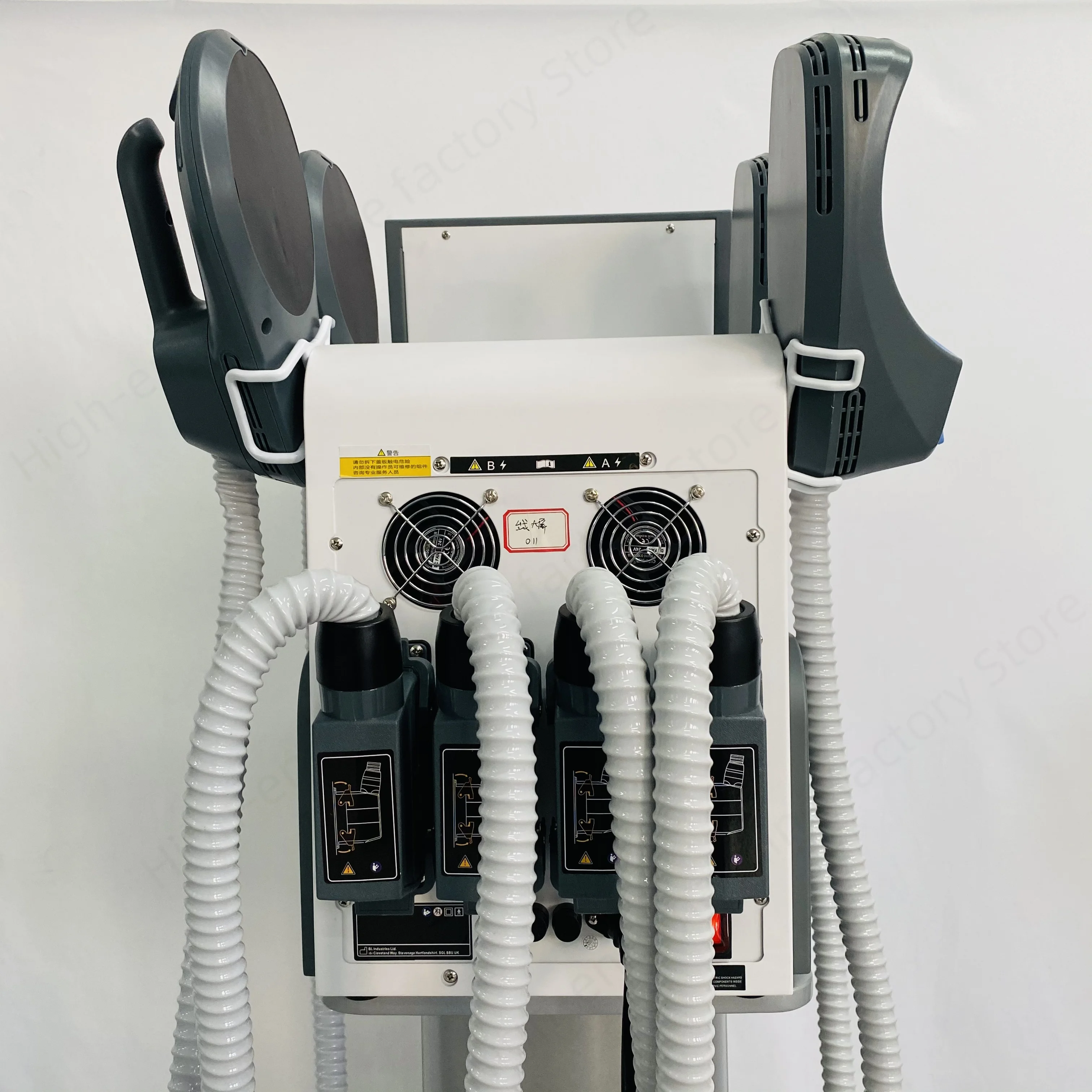 EMSzero 6500w NEO RF آلة نحت الجسم EMS Zero 15 Tesla HIEMT 5 مقبض