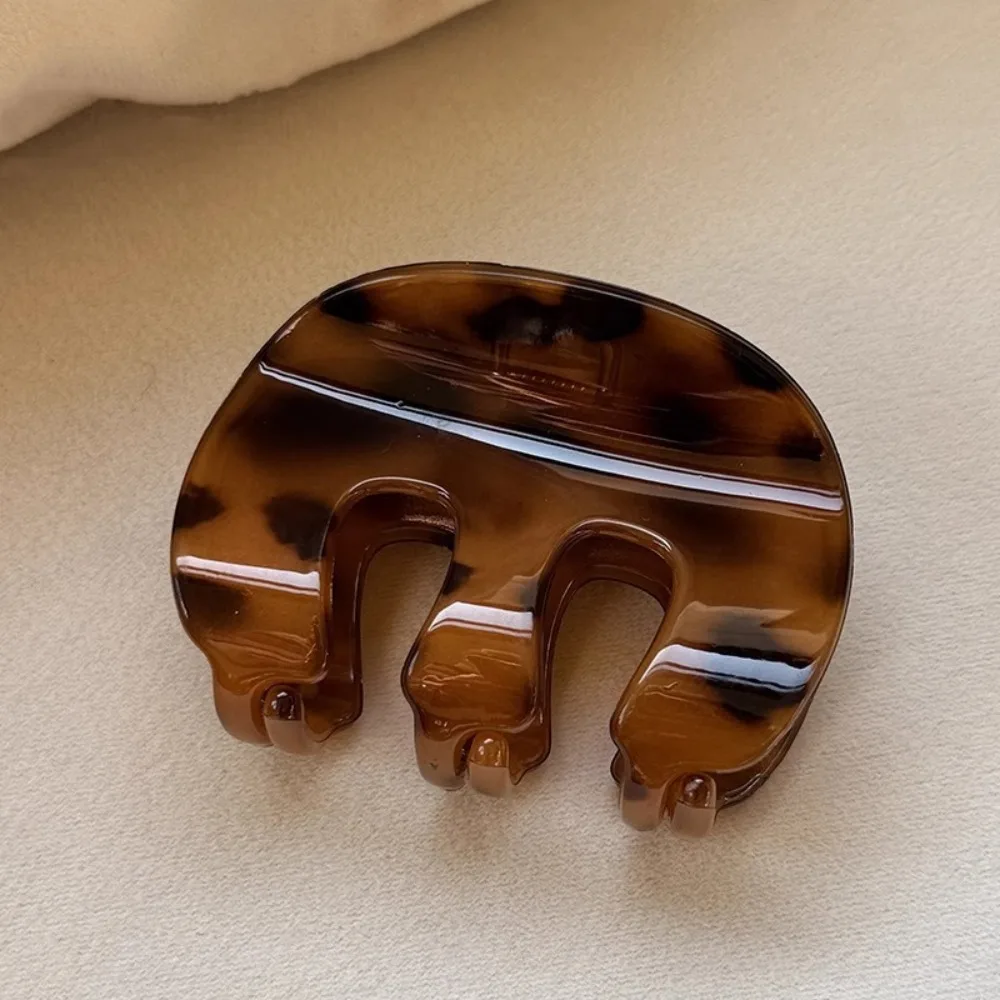 

Новые M-образные заколки для волос с леопардовым принтом, однотонные маленькие заколки для волос, головные уборы для женщин