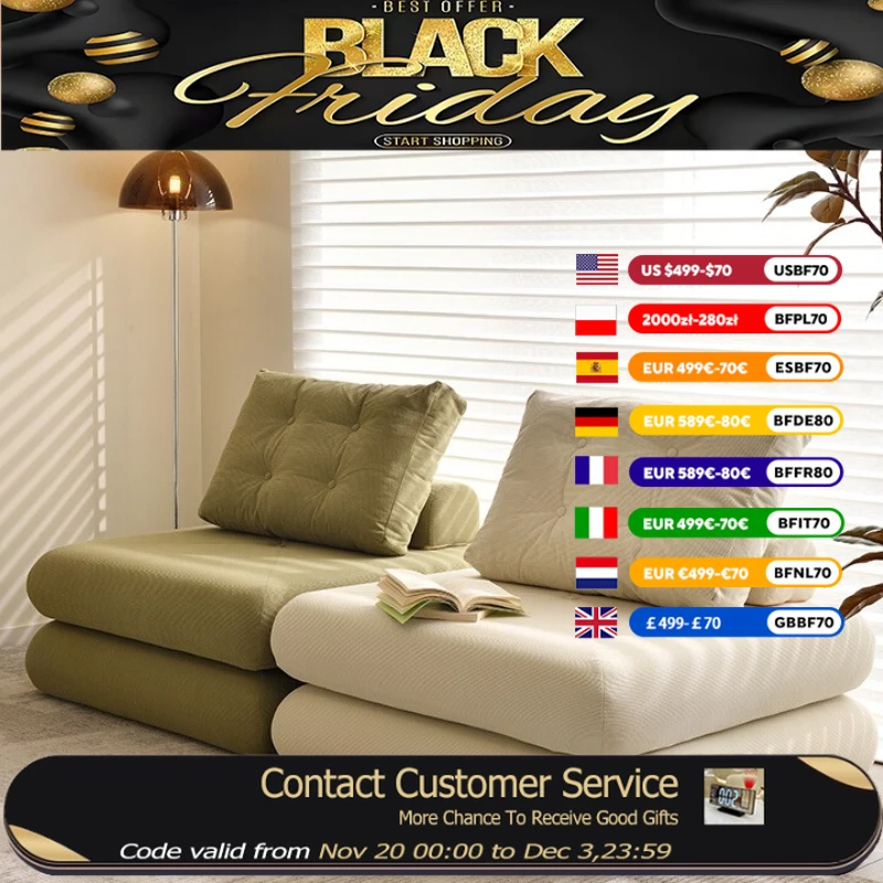 

Скандинавский современный диван-реклайнер двойного назначения, складной дизайнерский напольный диван для гостиной, ленивый диван Soggiorno, мебель для гостиной