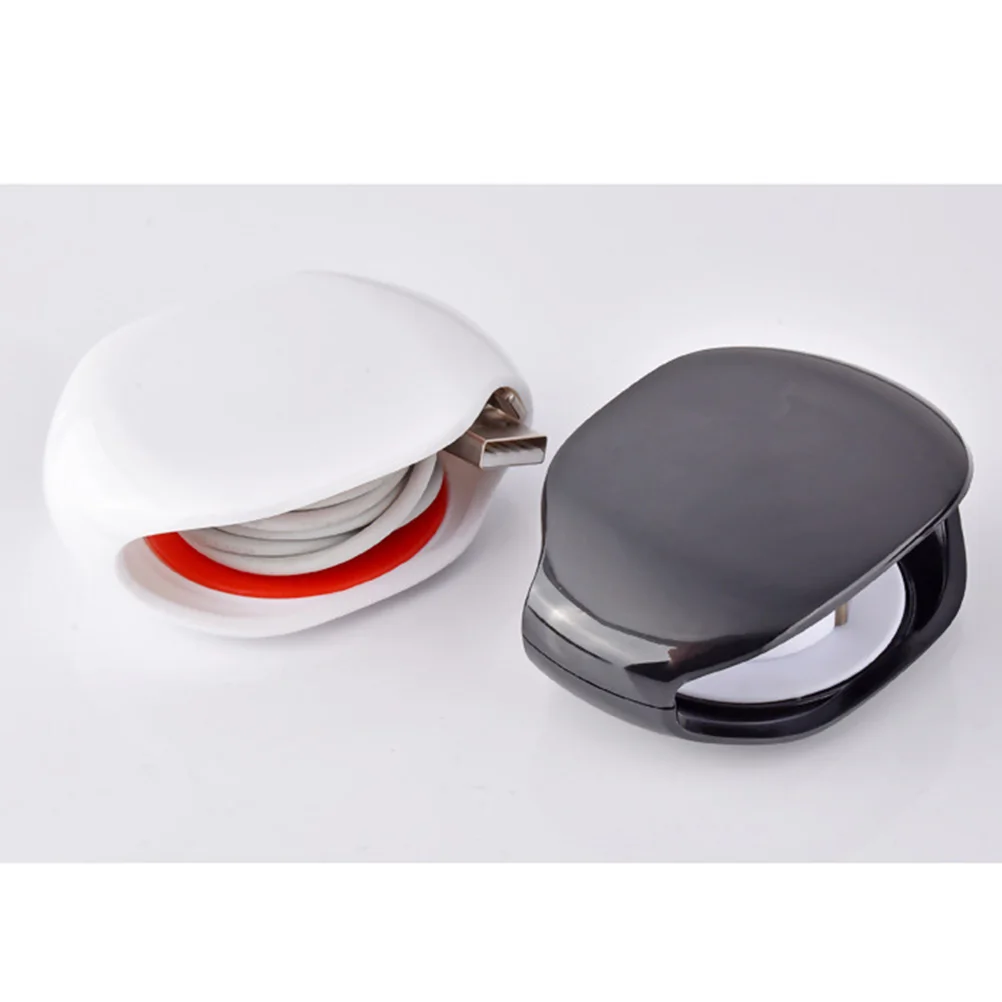

Automatic Roll Earphone Cable Organizer Multi-Functional Data Cord Winder Durable Pc Abs Material For Charging Cables Home