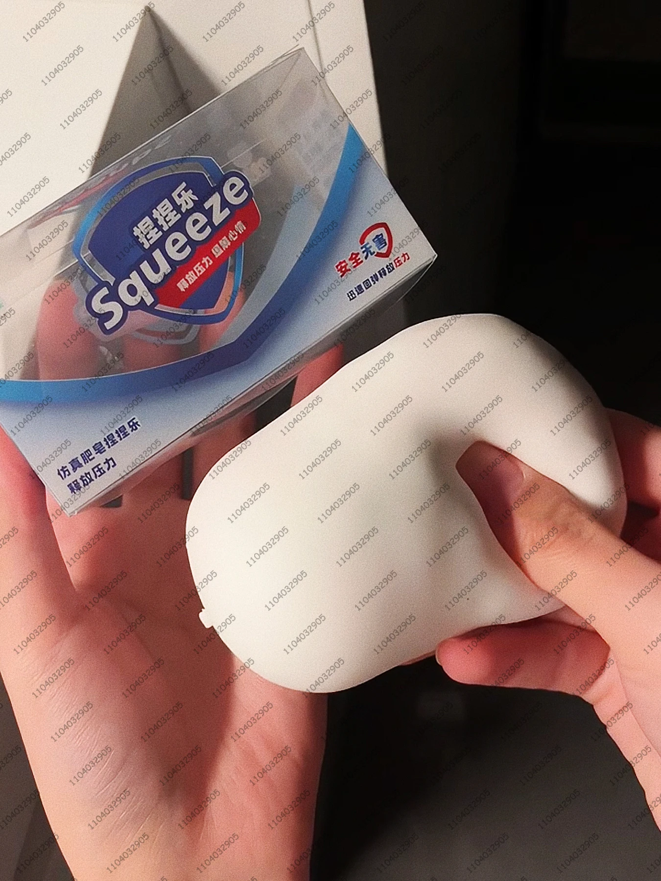 Knuspriger Seifen-Stressball, Quetschbare Seifen-Bausteine, Knuspriger Schnapp-Quetschball, ASMR Anti-Stress Fidget-Schreibtischspielzeug für Erwachsene