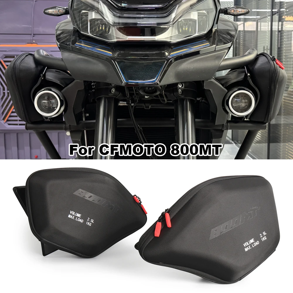 For CFMOTO 800MT For CF Moto 800 MT Motorcycle Accessories Radiator Cowl Bag Side Fairing Tool Storage Bags MT 800 2022-2025