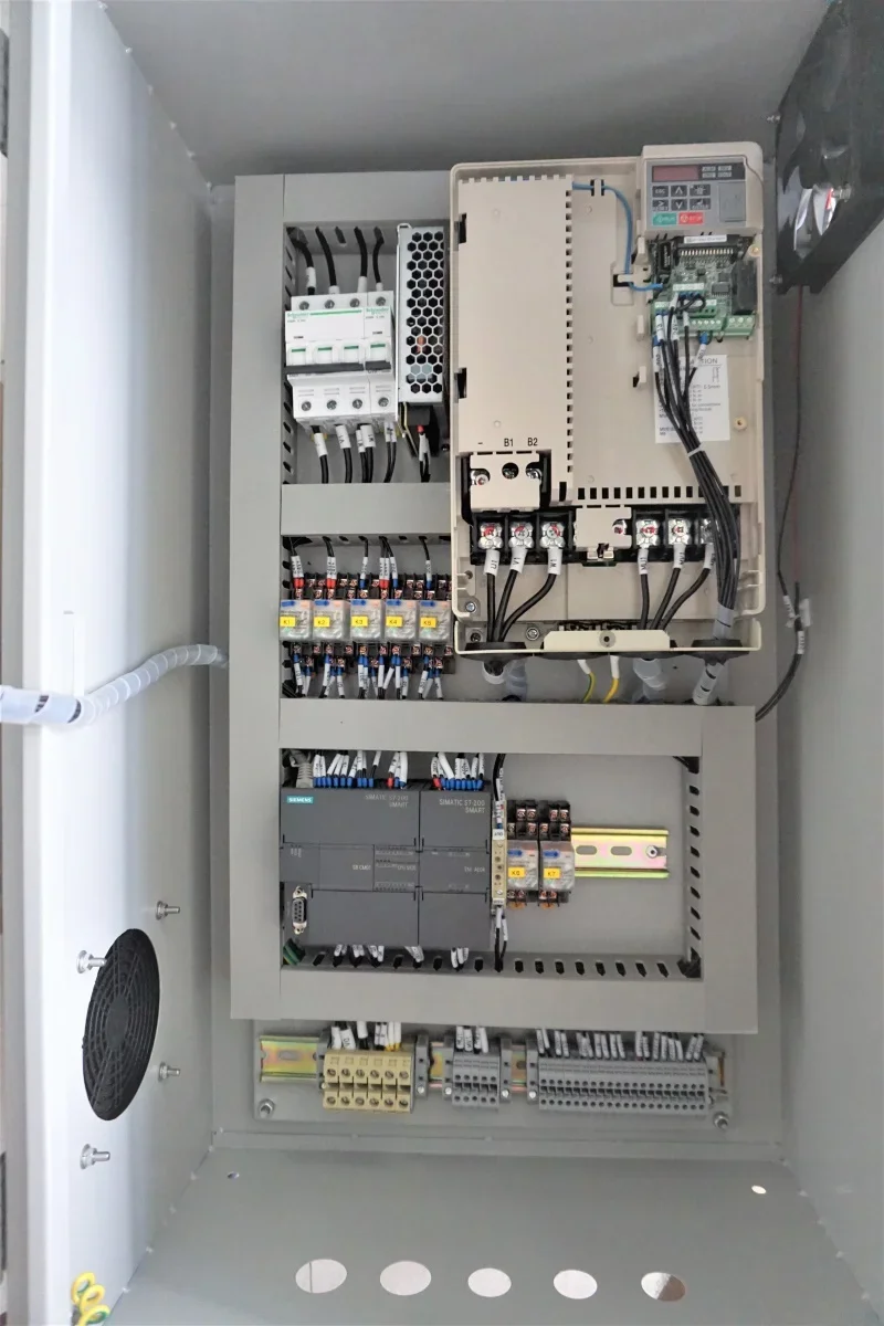Water treatment control panel basic plc programing electrical control panel water pump soft starter