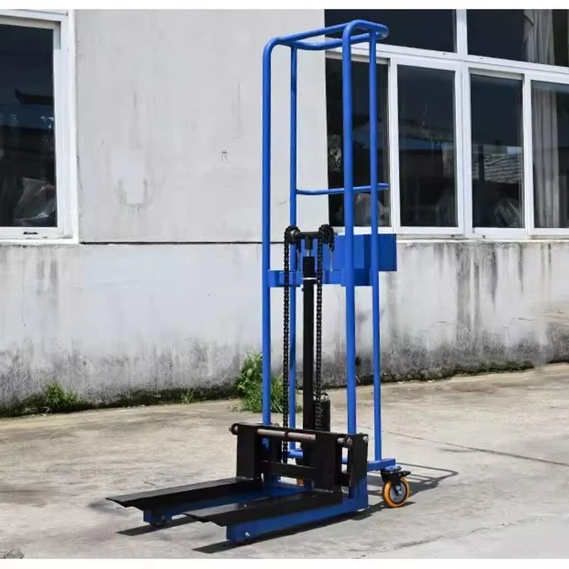 

STJX Electric Hydraulic Pallet Jack, 1Ton Lift Stacker, Warehouse Forklift Truck