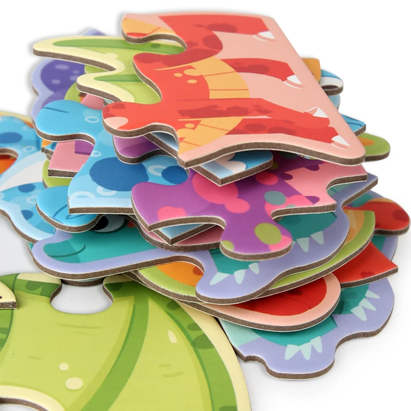 กล่องของขวัญปริศนาเพื่อการศึกษา 6-in-1 สำหรับเด็ก ของเล่นที่เหมาะสำหรับผู้เริ่มต้น เกมพกพาสำหรับการเดินทาง ของขวัญที่เหมาะสำหรับเด็ก พร้อมภาพประกอบที่สนุกสนาน