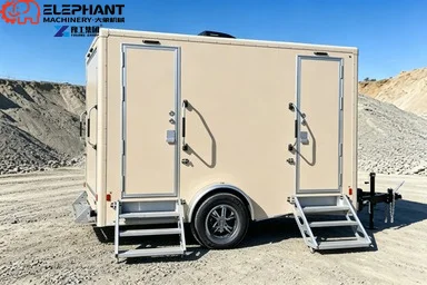 Portable Shower Toilet With Trailer For Construction And Outdoor Events Toilet Portable For Camping