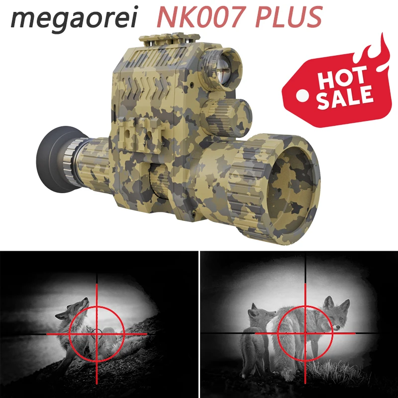 Megaorei NK007S Infrared Night Vision Scope 850nm Digital Night Vision Monocular Device 4X Zoom NV Optical Sight Scopes