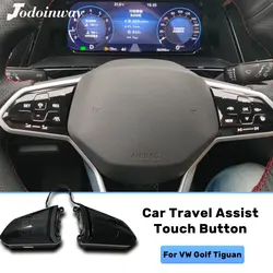 Eighth Generation Travel Assistance Touch Type Switch Multifunction Steering Wheel ACC Button For VW Golf 8 mk8 Passat B8 Tiguan