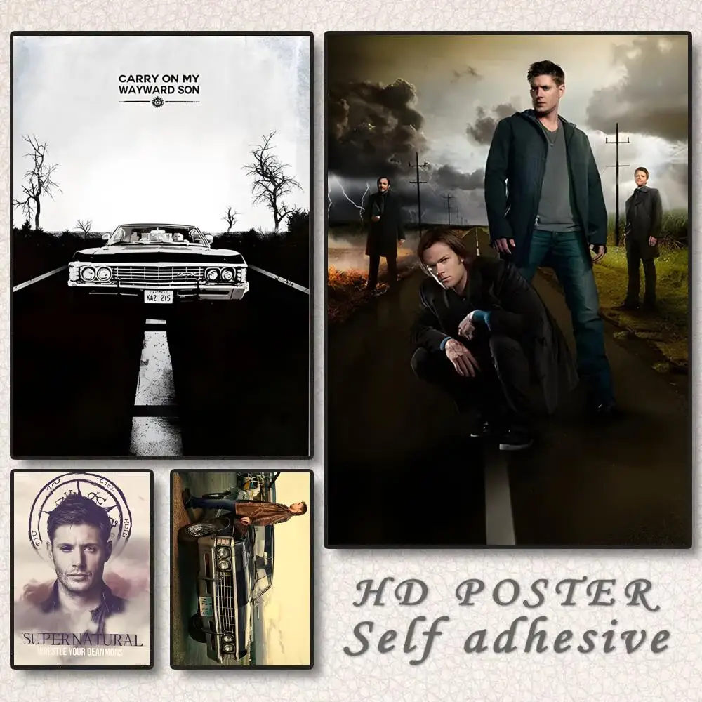 Classic Tv Series S-SupernaturalS Poster Gift with prints Home bedroom living room decoration promotion and display
