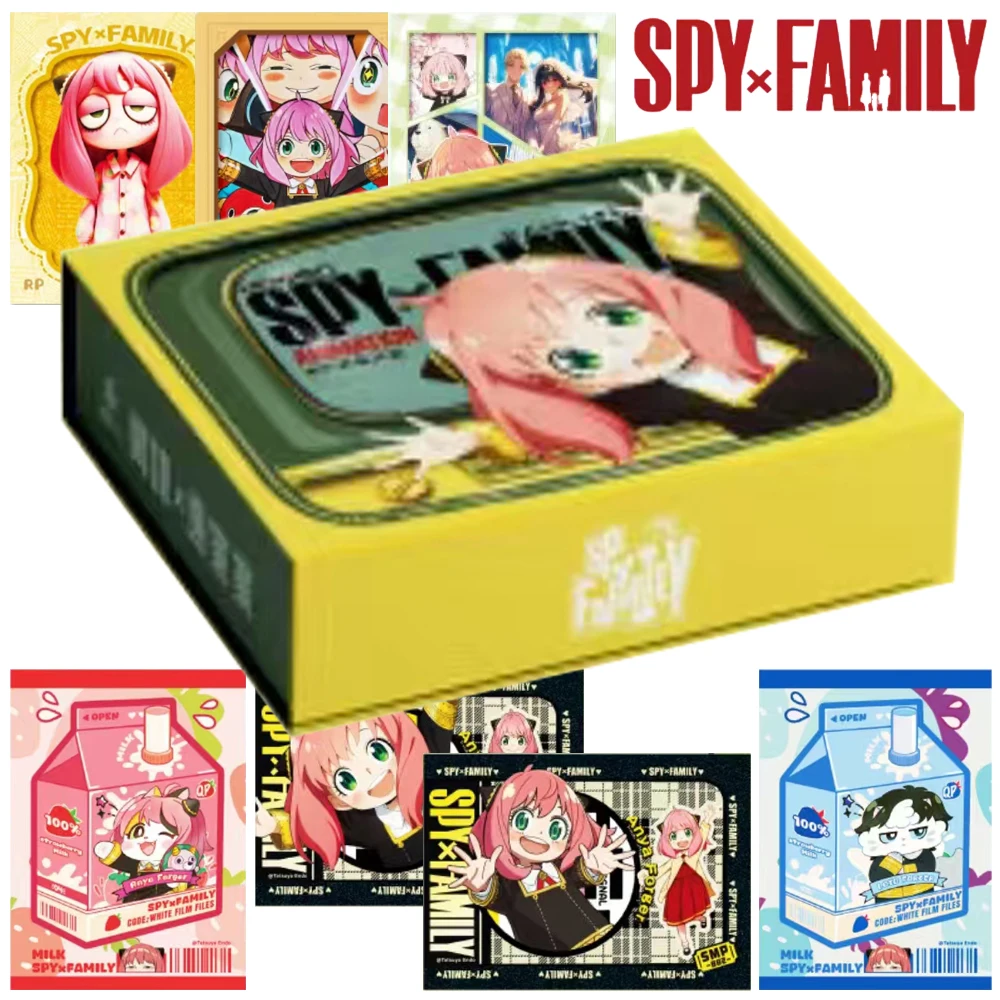 

Original SPY×FAMILY Card For Children Popular Comedy Anime Anya Forger Damian Desmond Limited Game Collection Card Table Toys