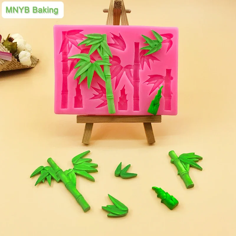 

Soft Silicone Mold Lotus Leaf Bamboo Chocolate Candy Fondant Making Cookie Baking Cake Dessert Decorating Tools Steam Oven