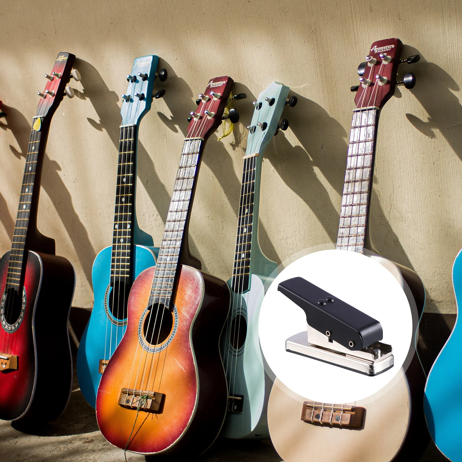 

1pc Pick Punch Tool Diy Guitar Accessories Hole Puncher For Making Plectrum From Plastic Cards Durable Iron Material Guitar