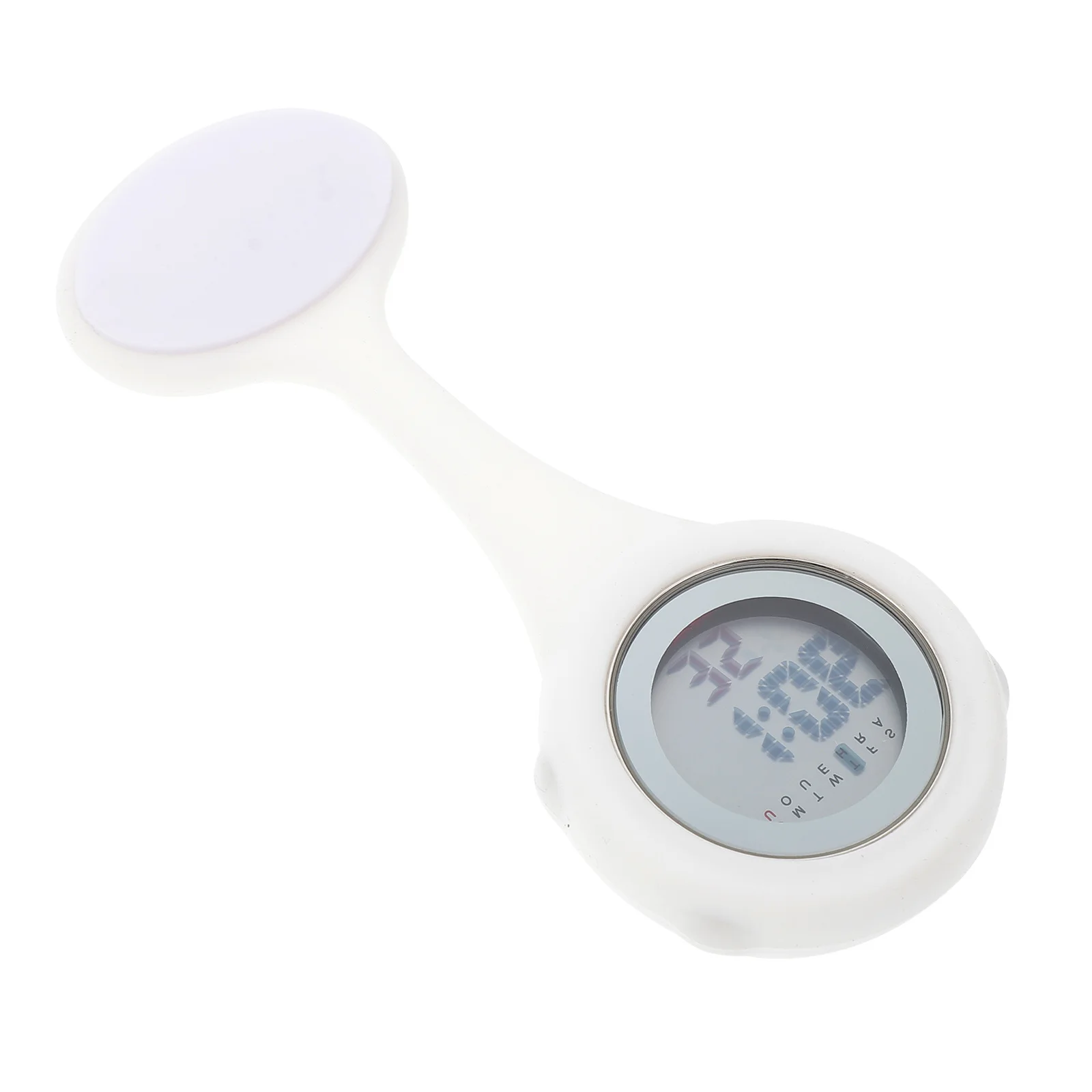 Silicone Nurse Pocket Hanging Pin Design Detachable Medical Watch Round Dial Zinc Alloy Durable Lightweight Flexible Doctor