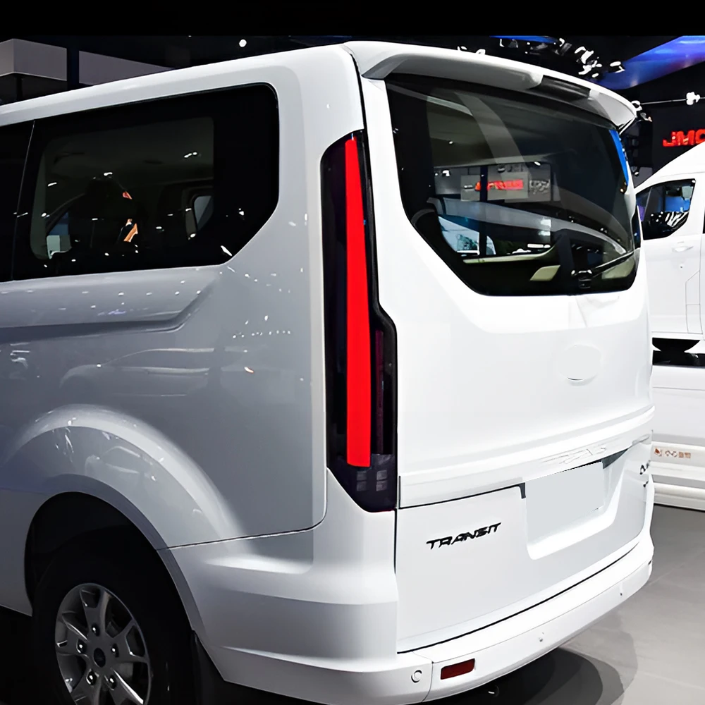 Plug and Play for Ford Tourneo Transit 2017-2022 Car Taillights Assembly LED Auto Lamps Upgrade Dynamic Flashing TailLight 6000k