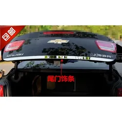 for Chevrolet MALIBU XL 2012-2013 2014 2015 2016 -2017 Stainless Steel Rear Trunk Door Handle Cover Tail Gate Trim Bezel Molding