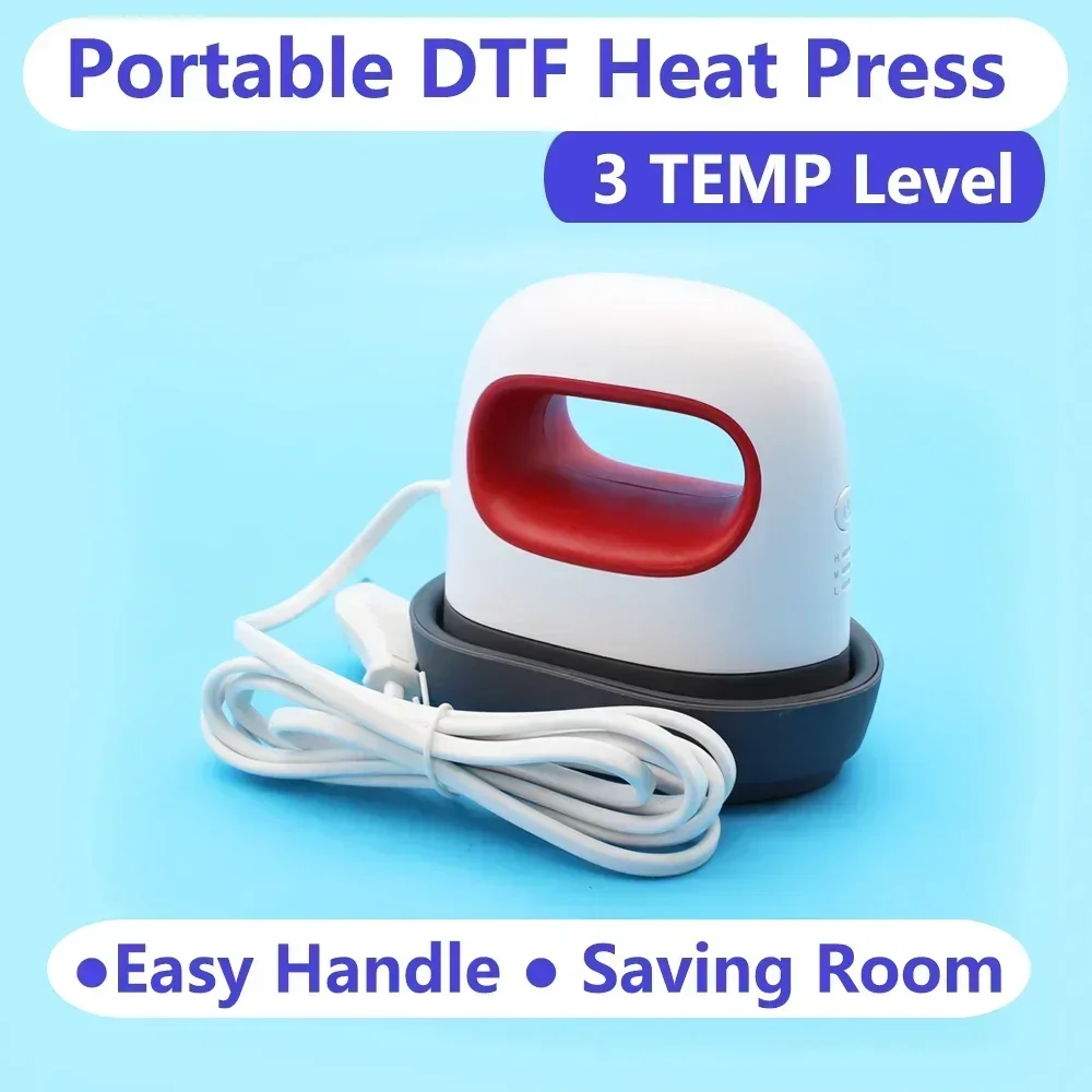 Mini Textile Dtf Iron Heat Press Machine For Tshirt DTF Ink Heater Sublimation Printing Heating Print Kit for DIY Home Business