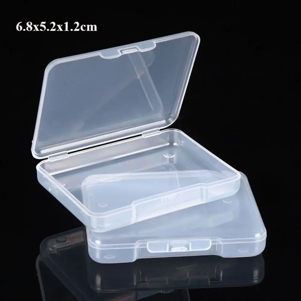 Hot Square Storage Box Transparent Plastic Small Items Case Durable Fishing Tools Accessories Power Tools Holder