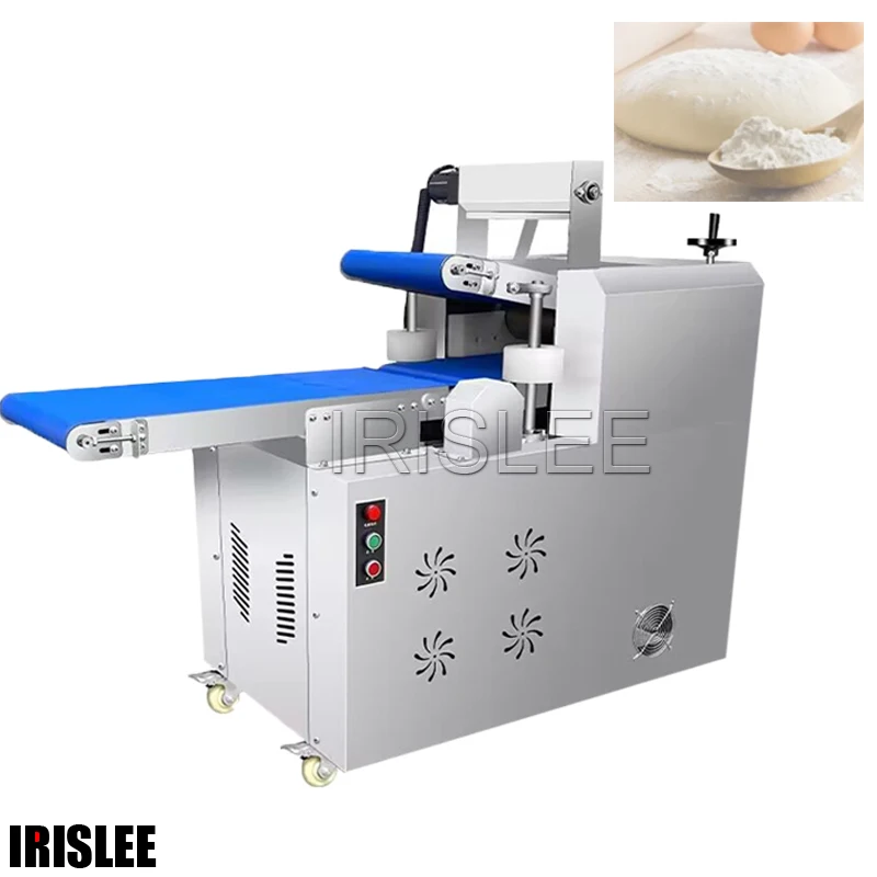 Stainless Steel Pastry Dough Flattening Machine / Dough Making Machine / Electric Dough Kneading Machine