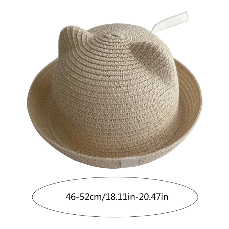 Casquettes plage pour garçons filles, pare-soleil oreilles mignonnes, chapeau bassin, nouvelle