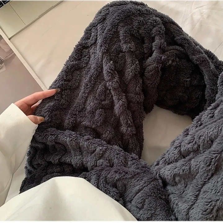 Dark gray-velvet warm