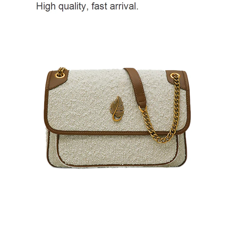 Niche Chain Flower Bag Women's All-Match Shoulder Commuter Bag Crossbody Small Square Bag