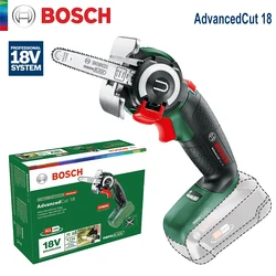 Bosch 18V Cordless Chainsaw Nanoblade Saw Advanced Cut 18 Brushless Mini Electric Pruning Saw Home Garden Power Cutting Tools