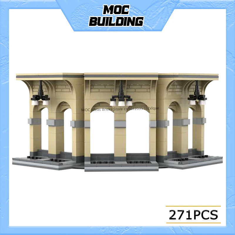 

Строительные блоки MOC, волшебная серия фильмов, сцена, всемирно известная архитектура, модель дисплея NYC, сборка своими руками, кирпичи, игрушки, креативные подарки